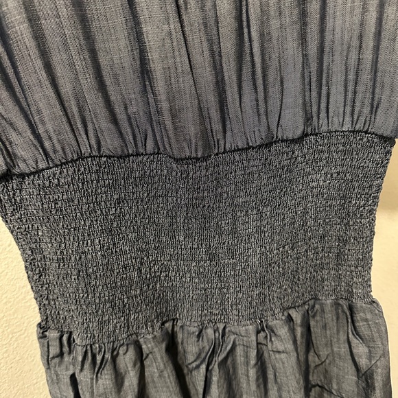 Ariat smocked dark denim ruffle dress. NWT - Picture 8 of 10
